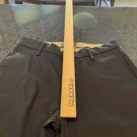 Dockers Mens Khakis Pants W 30 L 30 Black Signature Straight Fit Pockets $66 K - Picture 15 of 16